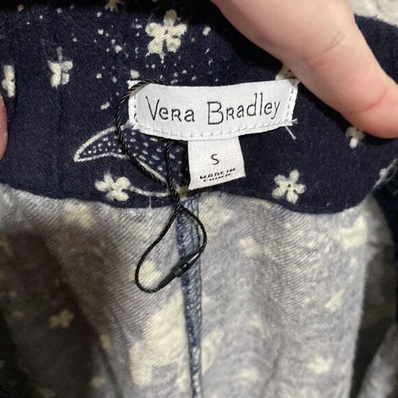 Vera Bradley Night Sky Flannel PJ Lounge Bottoms Size Small - Picture 3 of 5
